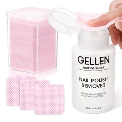 GELLEN front bottle and wipes showing kit convenience