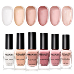 GELLEN front packaging showing six neutral jelly bottles and gift-ready presentation