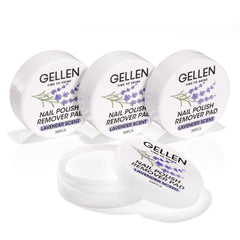 GELLEN front packaging showing 140-count lavender pads and leakproof box for travel
