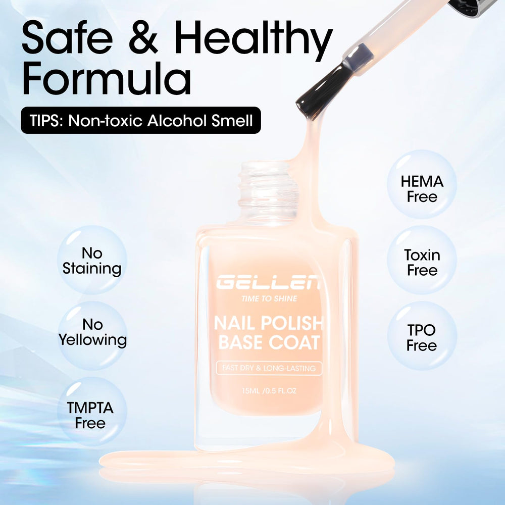 GELLEN bottle on vanity suggesting clean-beauty, everyday use