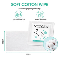 GELLEN wipes inside travel pouch for on-the-go manicure convenience