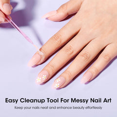 GELLEN plastic stick next to bottle for precise application and cleaner lines