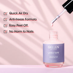 GELLEN 15ml bottle beside coin for scale showing compact, travel-friendly size
