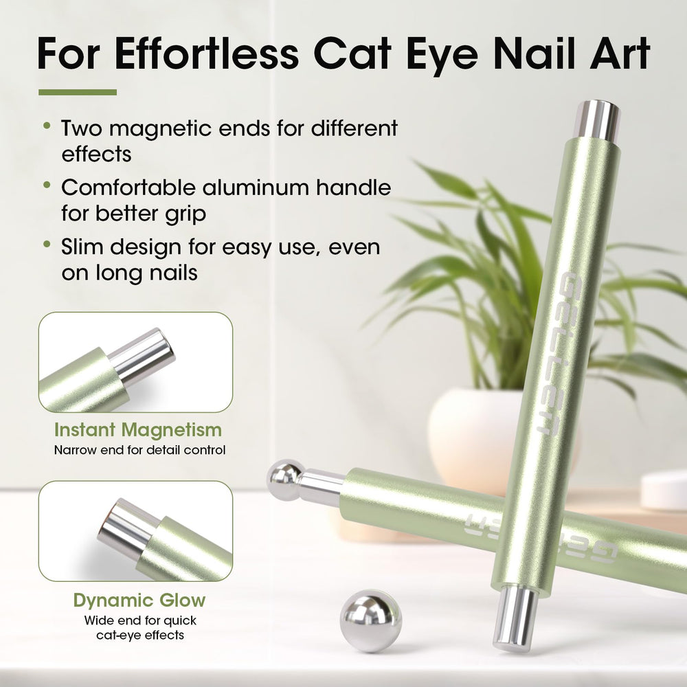GELLEN close-up of wide tip demonstrating broad cat eye gradient control