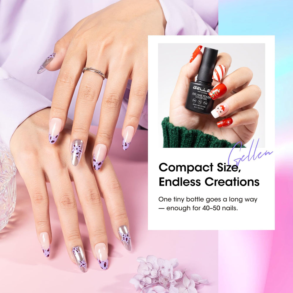 GELLEN matte versus gloss comparison showing finish options and styling versatility