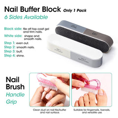 GELLEN nail clipper and brush displayed to trim and clean nails