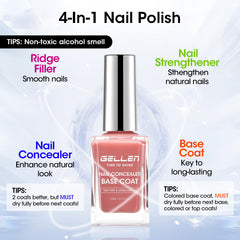 GELLEN on natural hand showing polished nails and instant concealing benefit