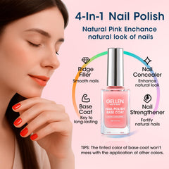 GELLEN no-wipe top coat close-up delivering mirror-like shine and protection
