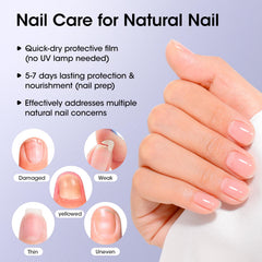 GELLEN used over colored polish for added shine and protection benefit