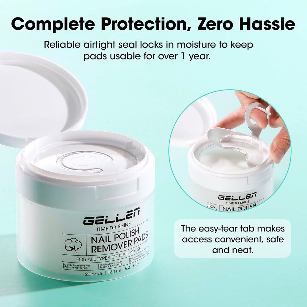GELLEN pad smooth side used for streak-free polishing and gentle finish