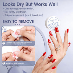 GELLEN pad texture detail with jojoba and vitamin E conditioning visible benefit