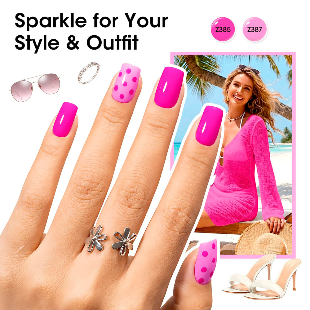 GELLEN pedicure on toes at the beach highlighting long-lasting vibrant color