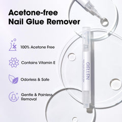 GELLEN pen held in hand demonstrating one‑handed operation and controlled dispensing