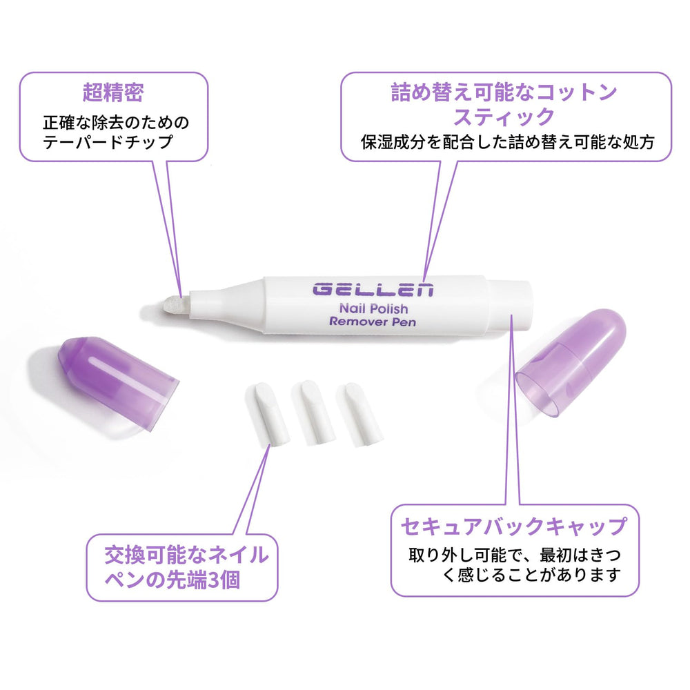 GELLEN corrector pen replacement tips arranged for long-lasting use
