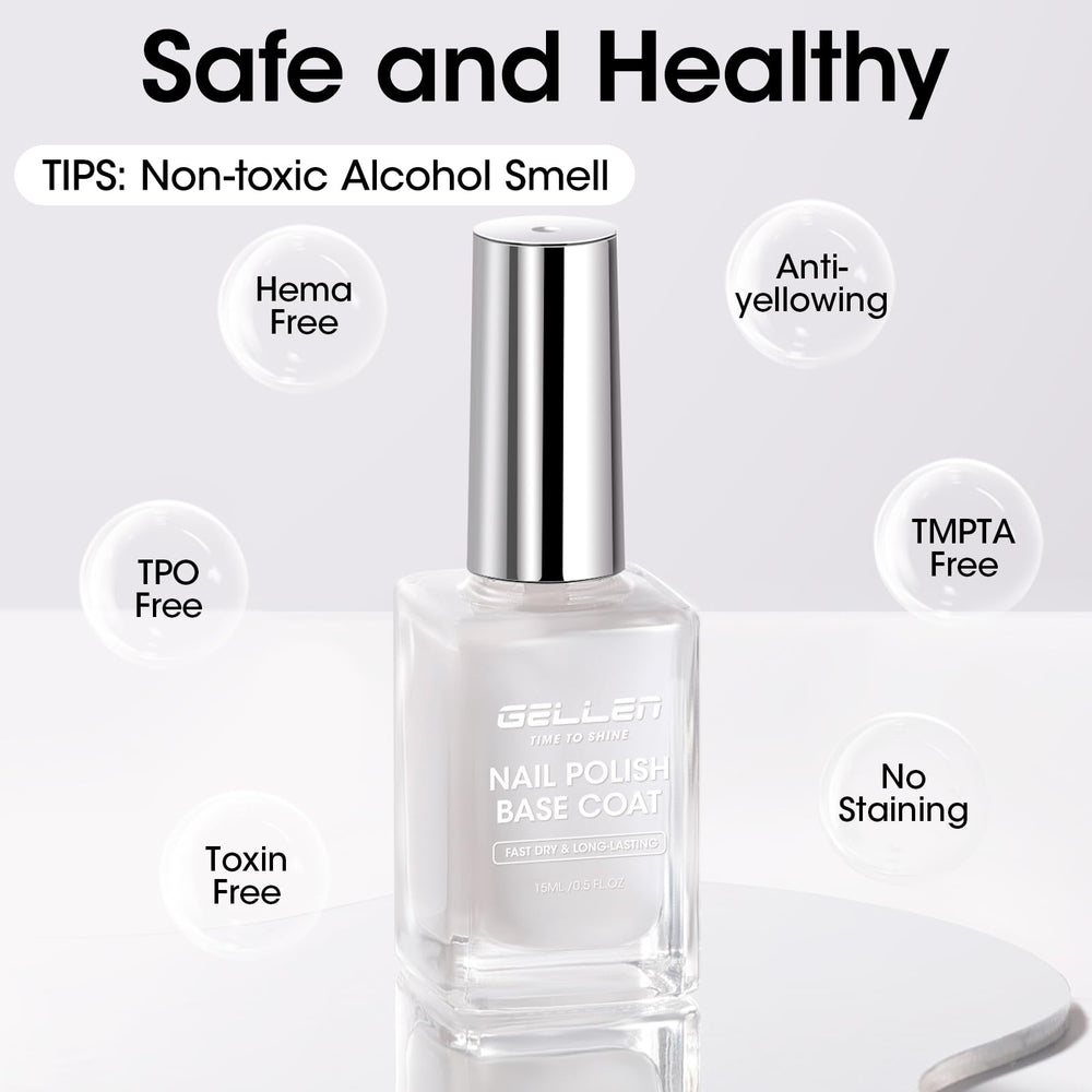 GELLEN bottle next to coin showing size and travel-friendly benefit