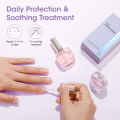 GELLEN bottle next to coin for size and scale, portable treatment benefit