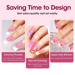 GELLEN soft gel tip flex demo illustrating comfortable bend and natural feel
