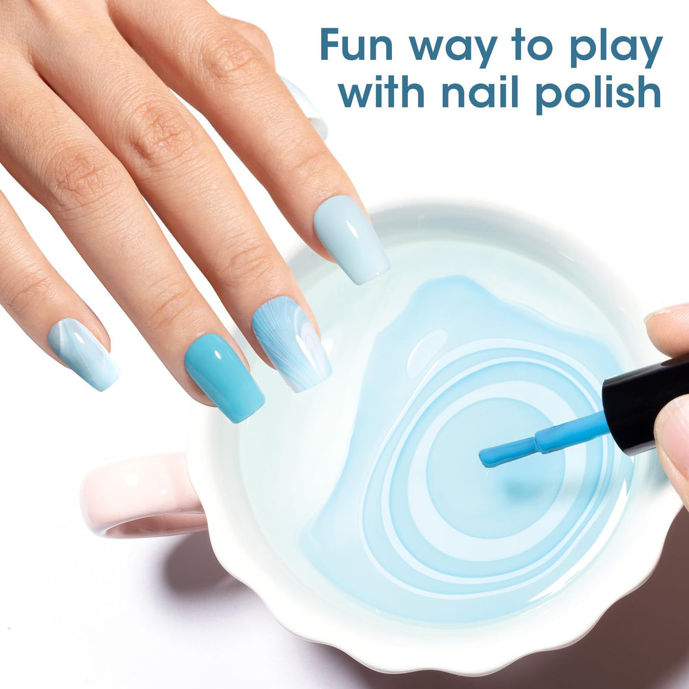 GELLEN nail wheel swatches displaying six shades to help color selection