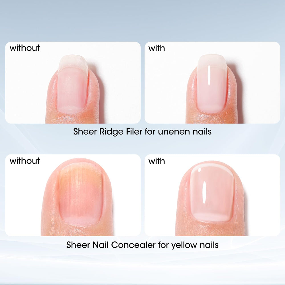 GELLEN texture droplet on fingernail showing quick-dry formula