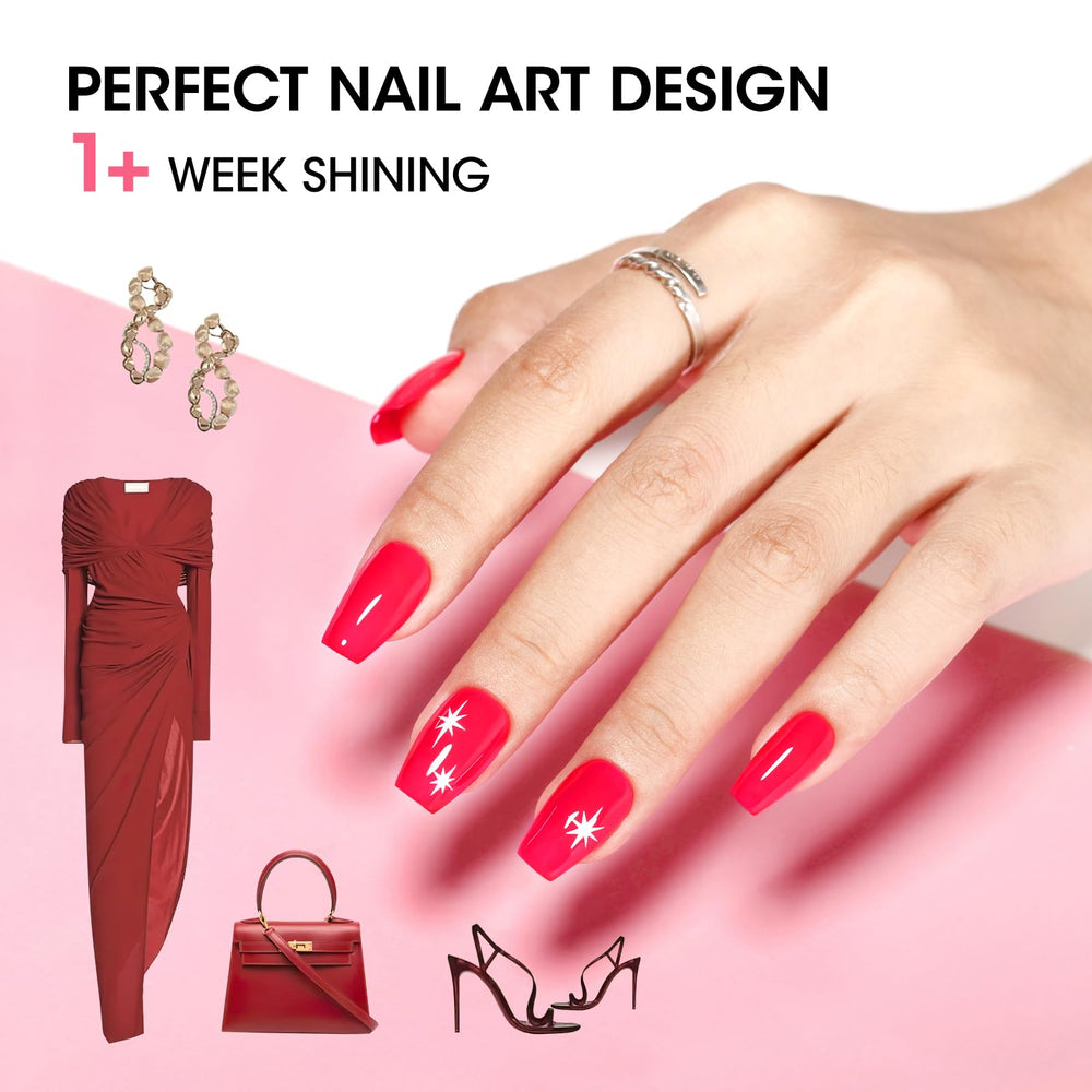 GELLEN polish texture swatches on nail tips highlighting glossy finish and even coverage