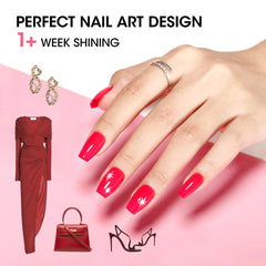 GELLEN polish texture swatches on nail tips highlighting glossy finish and even coverage