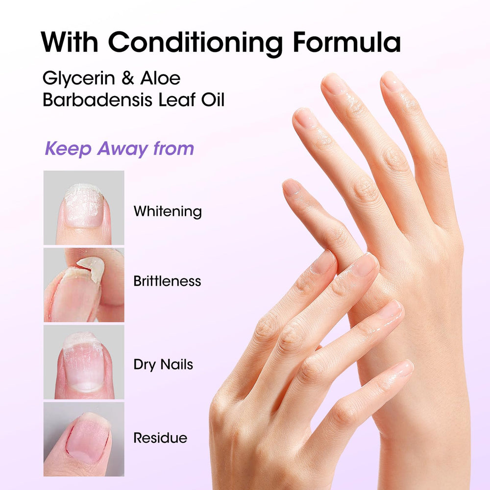 GELLEN product in use with foil wraps demonstrating efficient gel removal benefit