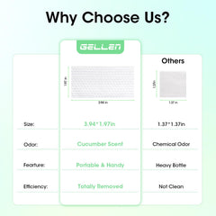 GELLEN wipe in hand removing polish quickly for on-the-go convenience