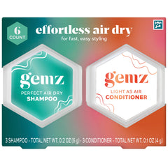 gemz label and ingredients text emphasizing color-safe formula transparency