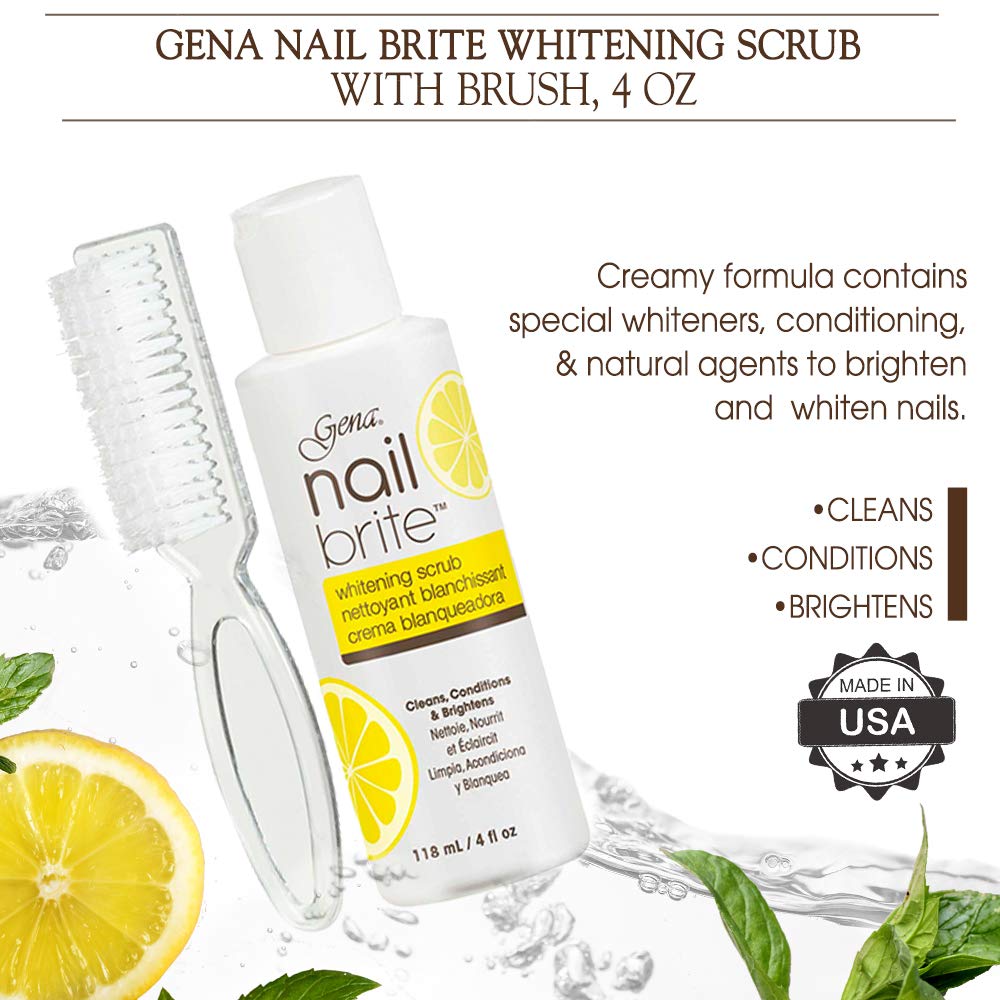 Gena brush close-up attached to cap, precise scrubbing benefit