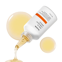 Genabelle front glass ampoule showing sleek bottle and brand clarity benefit