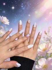 Generic close-up of 3D floral and seashell accents showcasing textured detail