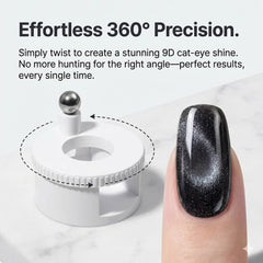 Generic brand four-in-one magnet showing distinct petal, arc, flower and French patterns for versatility