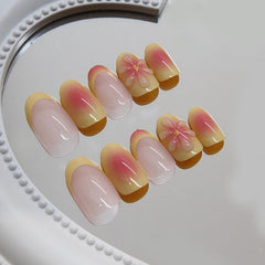 Generic brand top view of the nail set arranged to show sizes for quick selection