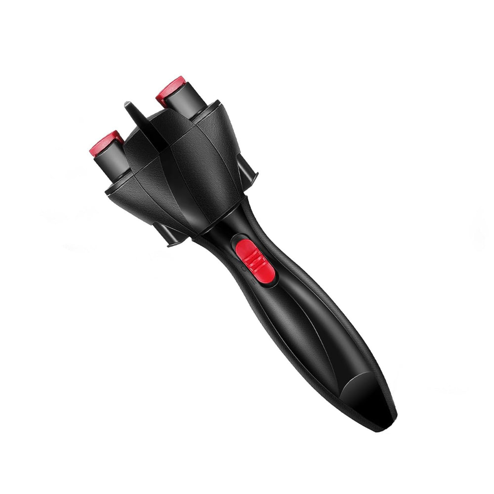 Generic automatic hair braider front view showing compact design and portability benefit