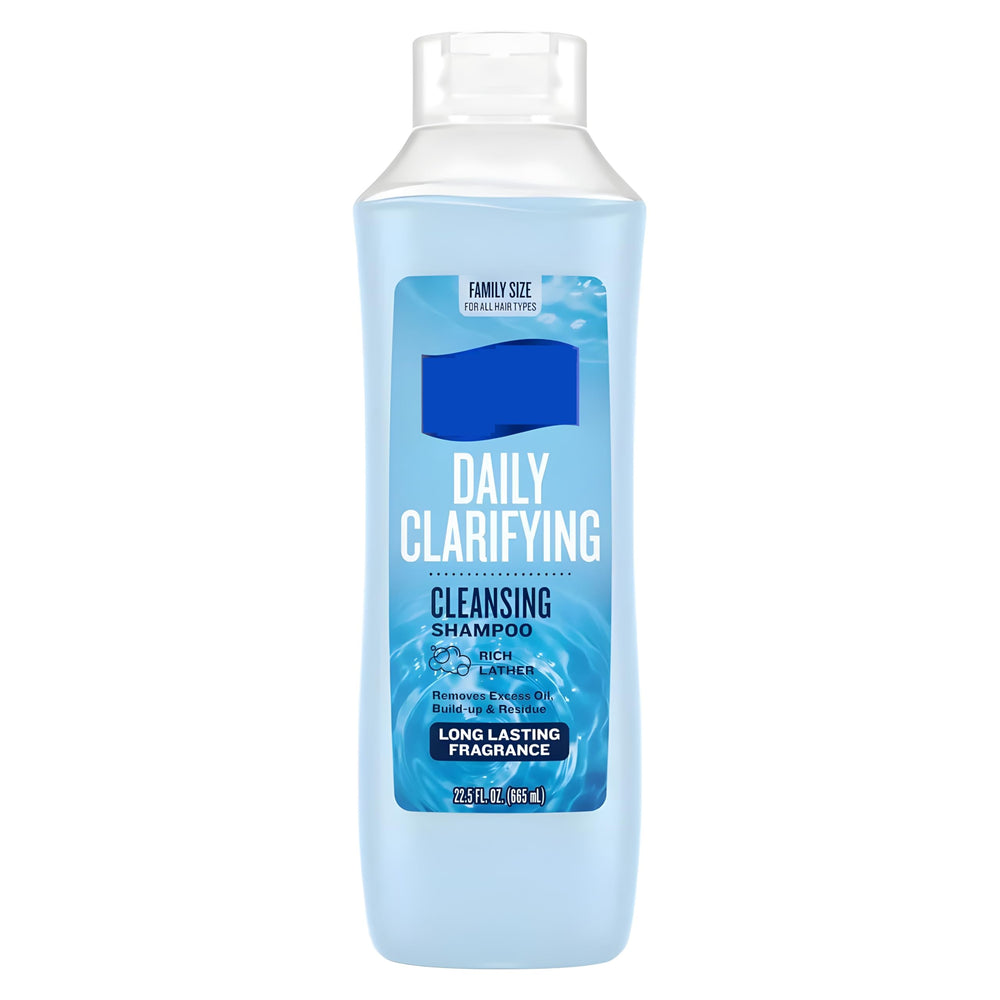 Generic clarifying shampoo lather close-up highlighting gentle cleansing foam