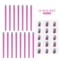 Generic cleaning demonstration of stamp heads, shows simple reusable care