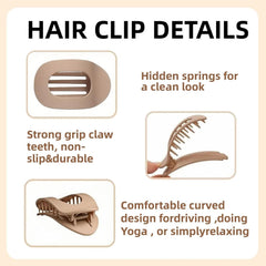 Generic inner tooth detail showing non-slip grip for thick hair