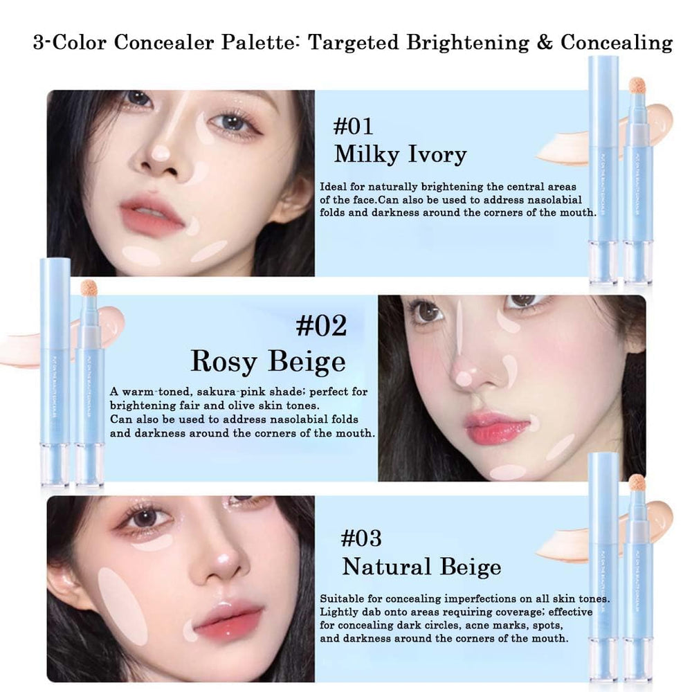 Generic concealer pen applicator close-up illustrating precision and control