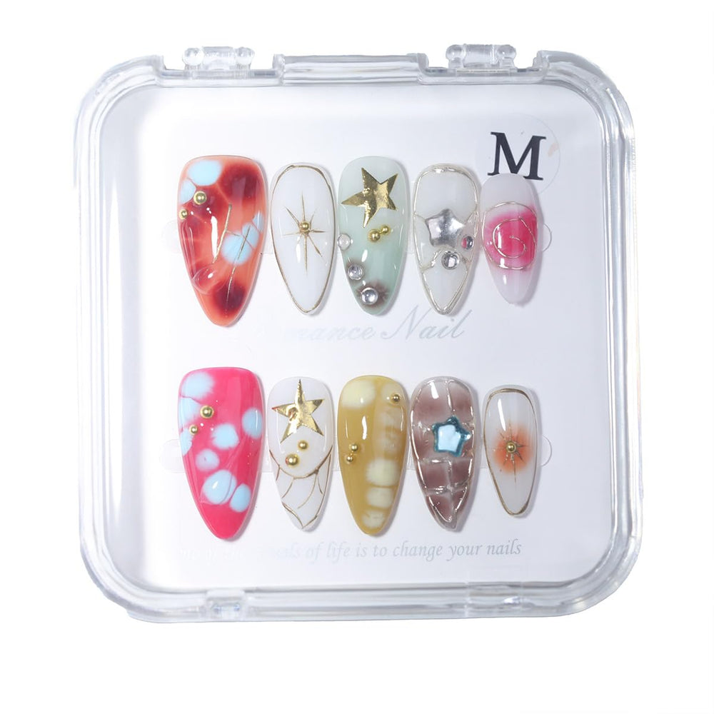 Generic layout of storage box with adhesive tabs and tools, shows included accessories