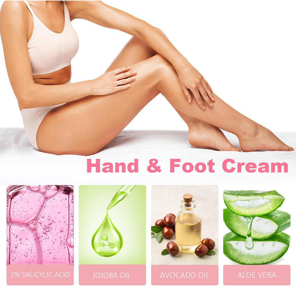 Generic cream stick beside hand for size comparison and travel convenience