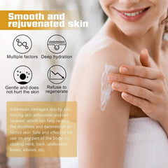 Generic crema blanqueadora applied to bikini area showing targeted evening effect