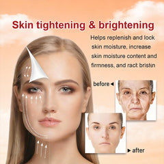 Generic Deep Collagen ampoule staged in night routine showing overnight hydration benefit