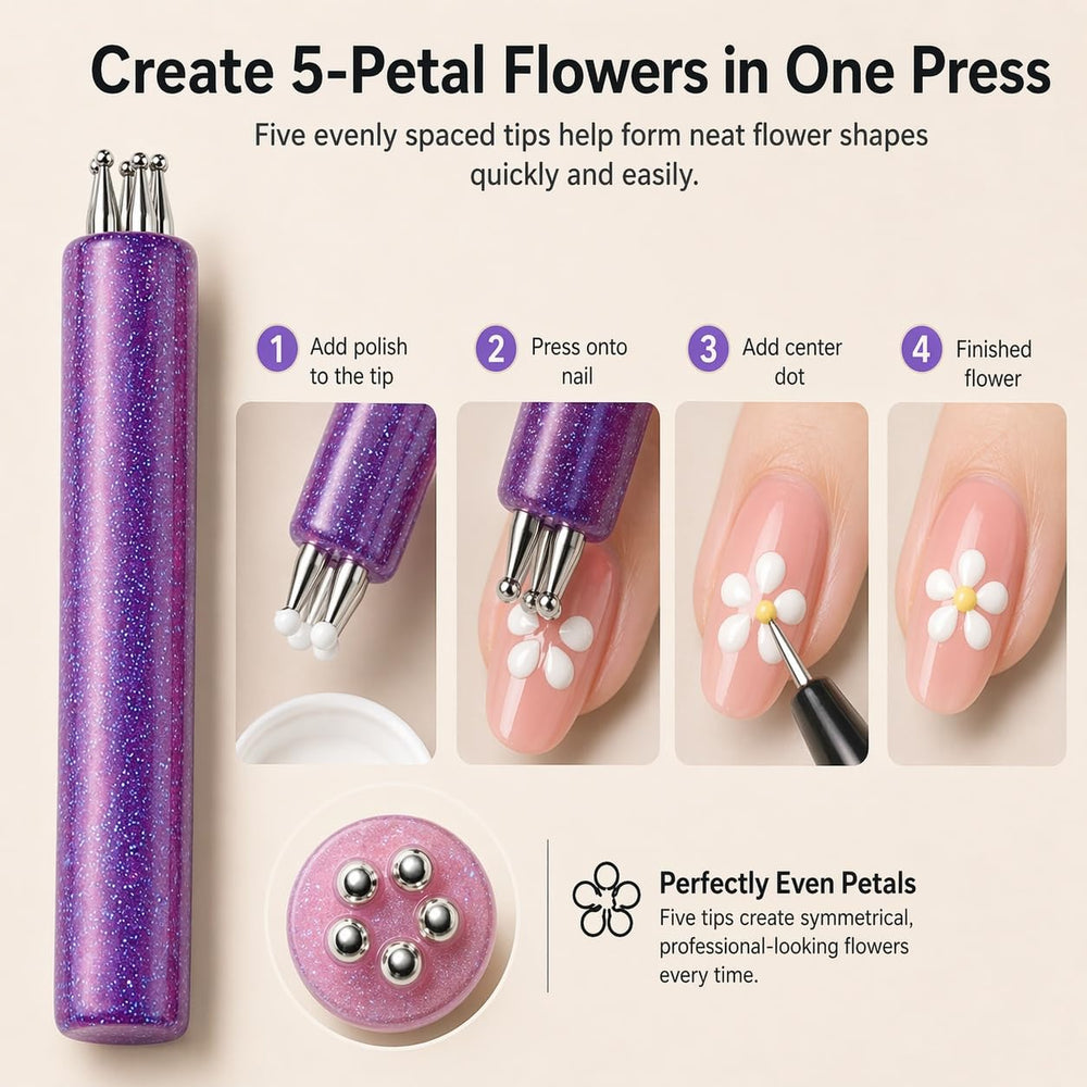 Generic macro of 1.8mm fine bead tip demonstrating precise dotting and small detail control
