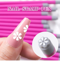 Generic dotting tools and tips arranged, highlights detailing and versatility