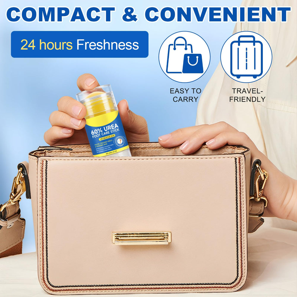 Generic brand foot care in socks lifestyle showing overnight hydration