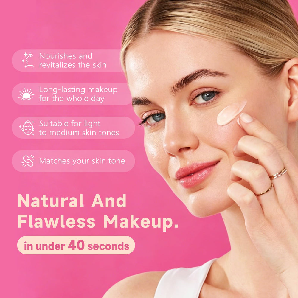 Generic foundation pump close-up showing easy-dispense and precise application benefit
