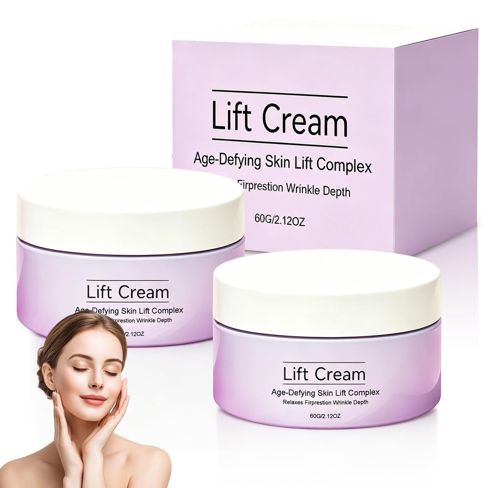 Generic front packaging showing two 60g jars and clear benefit of firming