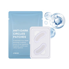 Generic brand front packaging showing pair of eye patches and benefits