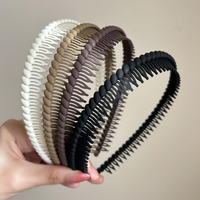 Generic brand front view of headband showing sleek shape and secure hold
