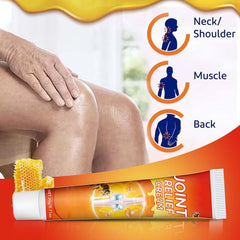 Generic cream being massaged into shoulder providing quick nonsticky coverage
